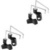 1 set di comodo supporto per microfono a clip sax clip sax per prestazioni