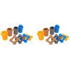 4 set di manicotti in silicone per microfono portatile: anello inferiore