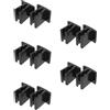 2 clip per microfono lavalier wireless: supporto per microfono da bavero