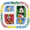 STOR Piatto Bambini Topolino 3 Scomparti, 772ml Plastica Senza BPA, Microonde, Stoviglie Pappa Neonati