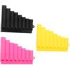 UPKOCH Flauto di Pan in Plastica 8 Tubes 3 Pezzi Strumento Musicale per Bambini Principianti Educazione Musicale Pre-scolare e Creatività