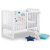 Azzurra Design Lettino Glam 9in1 Trasformabile con Materasso, Set Piumone, Federa Cuscino e Paracolpi