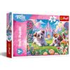 Trefl - The Treflik Family, Un Mondo Pieno di Sorrisi - Puzzle 30 Pezzi - Puzzle Colorato con Cuccioli, Divertimento Creativo, Intrattenimento per Bambini dai 3 anni