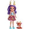 Enchantimals, Bambola Danessa Cerbiatto con Animale, Giocattolo per Bambini 4+Anni, FXM75