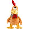 Zhangpu Giocattolo Musicale di Pollo Che Strilla Divertente Gallo Che Canta per Tutte le età Peluche 15 Animale di Peluche Elettrico per Feste, Hotel, Asili