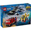 LEGO 60462 CITY - Elicottero, autopompa e sottomarino LEGO