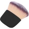 Cryfokt Pennello per Trucco Strumento Portatile per Fard in Polvere Sciolto e Umido Ad Alta elasticità per Principianti di Trucco Fibra Nera (BLACK)