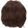 Naroote Parrucca Uomo con Capelli Corti Castano Chiaro Naturale, Rete Traspirante, Alla Moda per Feste/Halloween/giochi di Ruolo, Sintetica Ad Alta Temperatura, 1 Pezzo