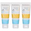 BIODERMA Photoderm Pediatrics Mineral Latte Solare SPF50+ 3x50 ml