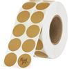 PATIKIL 3000 Pcs Termiche Rotondo 0.8 Inch Per Stampante Termica Marrone | Ufficio Decorazione Casa Diario Lista Di Cose Da Fare, Adesivi Circolari Colorati Autoadesivi Tag Circolari