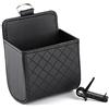 Akozon Car Organizer Pocket Auto Storage Organizer Box Car Universal Storage Pouch Bag Telefono Mod Sun Glass Box Holder Pocket Organizer Grigio