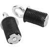 AMONIDA Set di Ancoraggi Lock Ride, 2 Pezzi Durevoli per un Fissaggio Sicuro, Adatto per ATV Sportsman, Robusta Struttura in Gomma e Metallo (BLACK)