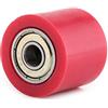 Qiilu Tenditore della catena del motociclo 8mm Rullo della catena di tenditore, catena di azionamento puleggia rullo cursore tenditore ruota guida per Street Bike Moto ATV (rosso)