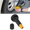 Qiilu 10Pcs Car TR413 Valvola della gomma della rotella Stelo Snap in gomma Valvola di gomma corta automatica