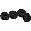 Generic Gommini Boccole per Parabrezza Road King 4 Pezzi, Resistenti Gommini per Parabrezza in POM Neri Facile Installazione