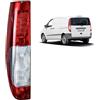 Generisch Fanale posteriore sinistro per Vito W639 2003-2014 fanale posteriore posteriore lato conducente omologato A6398200264 6398200264 ricambio rosso bianco