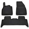 Element tappetini in Gomma 3D Premium su Misura Adatti per Renault Scenic, MK 3 (III), 2009-2016, Monovolume, 3 Pezzi.