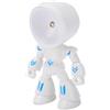 Generic Lampada da Tavolo Robot a LED Lampada da Scrivania Magnetica Pieghevole per Regalo Dormitorio Camera da Letto, Luce Notturna Bianca Calda per Studio o Relax, Notturna Robot Carina Alimentata