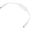 Haofy Kit Connettori per Strisce LED con Interruttore On/off, Confezione 5, Ignifugo, Compatibile con Strisce LED 3528 5050 (WHITE)