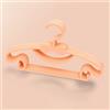 SIXRUN Grucce in Plastica Addensata per Bambini per Neonati, Grucce per Asciugare con Nodo a Fiocco 10 Pezzi per Vestiti per Bambini, Materiale PP, 10,6x6,7 Pollici (ORANGE)