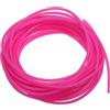 PATIKIL Gomma Corda Tubo 16ft Silicone Vuoto Tubo 2mm OD 1mm ID per Fai da Te Artigianato Perline Collane Bracciale Scuro Rosa