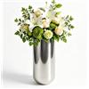 Cyrank Vaso da fiori in acciaio inossidabile, vaso in metallo per fiori Vasi da fiori da tavolo moderni per la decorazione di centrotavola di nozze Tavolo da pranzo Controsoffitto