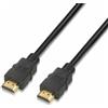 AISENS A120 - 0119 - Cavo HDMI 2.0 da 1 m (4 K, HDR, 60 Hz, Alta velocità con Ethernet, 18 Gbps, Ultra HD, Colore: Nero
