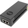 Digitus Ethernet Poe+ Iniettore - 10 Gigabit - 30W Power Over Ethernet Budget - IEEE 802.3af/at - Rilevamento Automatico dei dispositivi Poe - Portata 100m - Nero