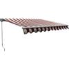 Linea Garden Friend T1372012/E, Tenda Barra Quadra profondità 200 cm, Lunghezza 300 cm, Rosso