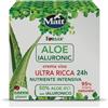 Matt Forsan, Crema Viso Aloe Ialuronic, Crema Idratante Ultra Ricca 24h con Aloe Vera Bio e Acido Ialuronico, 95% degli Ingredienti di Origine Naturale, Dermatologicamente Testato e Vegan, 50 ml