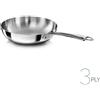 AGNELLI Padella alta Aluinox 3ply Inox con 1 Manico 28x6,5 cm