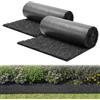 VEVOR Telo Pacciami per Giardinaggio in Gomma 2 Rotoli da 244 x 61 cm, Spessore di 12,7 mm, Riduzione della Crescita delle Erbacce dall'Aspetto Naturale, Percorso Pedonale Permanente per Giardinaggio
