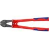 KNIPEX Tagliabulloni con impugnature multicomponente 460 mm, 71 72 460 | Per aste e serrature in metallo più spesse, assorbimento degli urti, molto robusto, tronchese per filo, pinza per fili