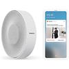 Netatmo Sirena da interno intelligente, wireless, Wi-Fi, 110 Db, accensione/spegnimento automatico, senza abbonamento, a batterie o rete con cavo