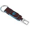 Piquadro PC3751B2/MO Blue Square Portachiavi, Mogano
