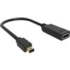 Vision TC-MDPHDMI/BL adattatore per cavo video Mini DisplayPort HDMI Tipo A (Standard) Nero