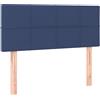 vidaXL Testiera blu 80x5x78/88 cm Tessuto