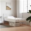 vidaXL Materasso in schiuma bianco 90x200 cm Grado di rigidità H2 H3