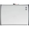 Nobo Piccola Lavagna Magnetica con Cornice ad Arco, Montabile a Parete, Include 1 x Pennarello, Magneti e Cuscinetti Adesivi in Gomma Piuma, per Casa / Ufficio, 585 mm x 430 mm
