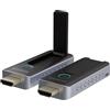 Marmitek Wireless HDMI Extender Marmitek Stream S2 Pro - Presentazioni senza app - 1080p/60Hz, AirPlay & Miracast, fino a 20 trasmettitori - Plug & Play in sala riunioni - Trasmettitore HDMI senza fili