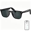 GetD Occhiali Bluetooth, occhiali intelligenti con orecchie aperte, grandi occhiali da sole polarizzati, occhiali audio Bluetooth 5.4, anti-perdita di suono, riduzione del rumore delle chiamate, lenti