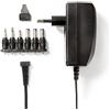 NEDIS Alimentatore Universale - 27 W - 3-12 V DC - 1.80 m - 2.25 A A - 6 Plug(s) - Nero
