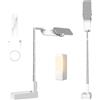 NEEWER ENTRY LEVEL VERSION Supporto Telefono da Tavolo Overhead con Luce LED/Telecomando/Porta Cellulare per Selfie Streaming Video, 4W 990lx/0,3m 3 Modalità CRI80 1000mAh Ricaricabile Portatile, V10