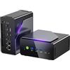 GMKtec Mini PC Gaming Intel Ultra 5 125U, Micro PC 48GB DDR5, SSD da 1TB, Mini computer con USB4.0 | LAN 2.5G | Display Quad 4K | OCuLink - per gaming, ufficio e business, Win11