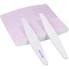 Carehabi Limes per unghie professionali, 20 lime per unghie a doppio lato, riutilizzabili, 100/180 grit per saloni di manicure, fai da te per nail art