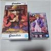 GRANdista One Piece Monkey D Luffy Dr Vegapunk Figure Anime giapponese da col...