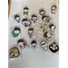 Set di 17 portachiavi in gomma Osomatsu San autentici anime da collezione Gia...