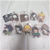 Demon Slayer Kimetsu no Yaiba set completo di mascotte in gomma con capsule d...