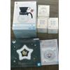 Vassoio in vetro Mofusand Ichiban Kuji Coffee Server Bandai da collezione Gia...