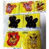 Pokemon Eevee Charm Acrilico Set 7 Pezzi tra cui Espeon Umbreon Flareon